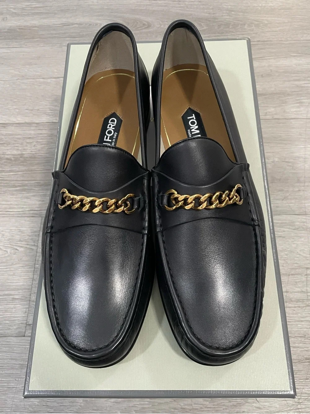 NIB Tom Ford Chain Bit Loafers size 8 UK/ 9 US
